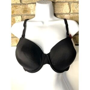 Nursing Pumping Padded Bra hook and‎ eye comfort straps t-shirt black 38C